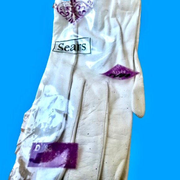 Vintage Kid Leather Gloves Washable Opera Length by Superb West Germany - Picture 9 of 16